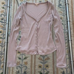 Guess Ribbed Button-Down Shirt